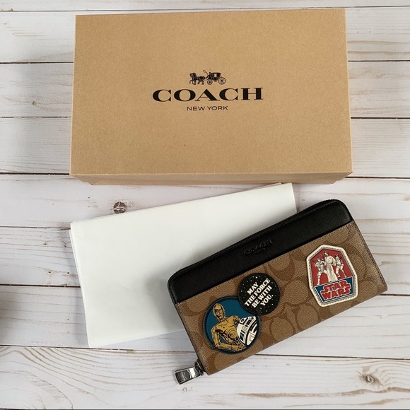 STAR WARS X COACH ACCORDION WALLET WITH PATCHES - Picture 2 of 7